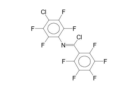 N-(4-CHLOROPERFLUOROPHENYL)CARBONIMIDOYL(PENTAFLUOROPHENYL)CHLORIDE
