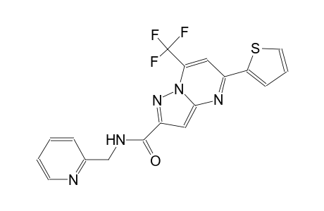 N-(2-pyridinylmethyl)-5-(2-thienyl)-7-(trifluoromethyl)pyrazolo[1,5-a]pyrimidine-2-carboxamide