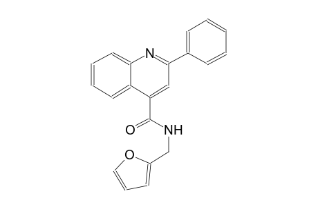 N-(2-furylmethyl)-2-phenyl-4-quinolinecarboxamide