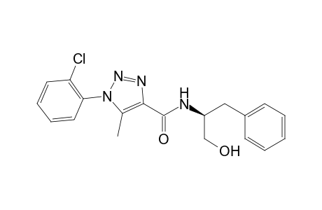 (S)-1-(2-Chlorophenyl)-N-(1-hydroxy-3-phenylpropan-2-yl)-5-methyl-1H-1,2,3-triazole-4-carboxamide