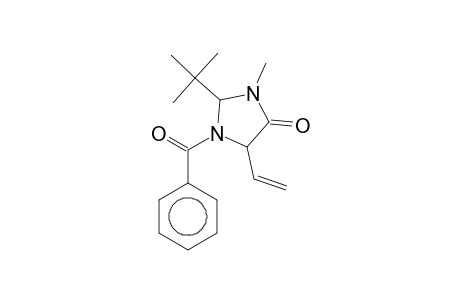 1-Benzoyl-2-tert-butyl-3-methyl-5-vinyl-4-imidazolidinone