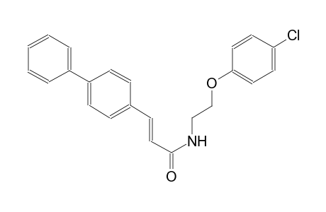 3-Biphenyl-4-yl-N-[2-(4-chloro-phenoxy)-ethyl]-acrylamide
