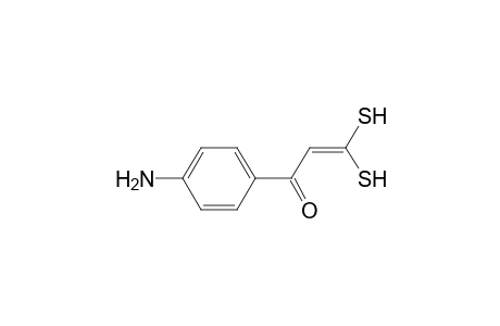 2-Propen-1-one, 1-(4-aminophenyl)-3,3-dimercapto-
