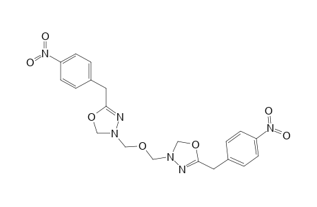 5-(4-nitrobenzyl)-3-[[5-(4-nitrobenzyl)-2H-1,3,4-oxadiazol-3-yl]methoxymethyl]-2H-1,3,4-oxadiazole