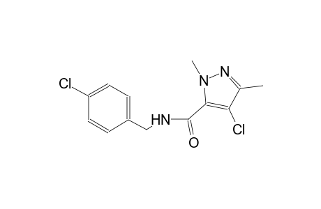 4-chloro-N-(4-chlorobenzyl)-1,3-dimethyl-1H-pyrazole-5-carboxamide