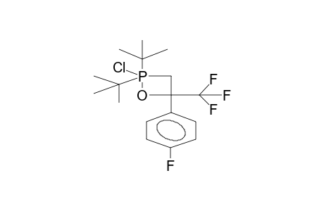 2,2-DI-TERT-BUTYL-2-CHLORO-4-(PARA-FLUOROPHENYL)-4-TRIFLUOROMETHYL-1,2LAMBDA5-OXAPHOSPHETANE