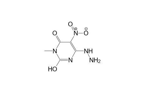 6-hydrazino-2-hydroxy-3-methyl-5-nitro-4(3H)-pyrimidinone