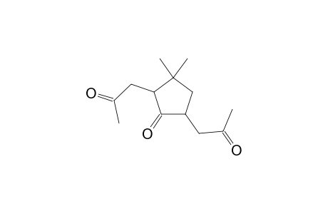 3,3-Dimethyl-2,5-bis-(2-oxo-propyl)-cyclopentanone