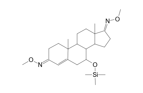 Androst-4-ene-3,17-dione, 7-[(trimethylsilyl)oxy]-, bis(O-methyloxime), (7.alpha.)-