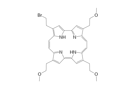 2-(Bromoethyl)-7,12,17-tris(methoxyethyl)porphycene