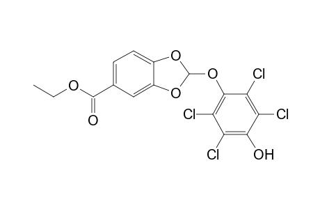 2-(2,3,5,6-tetrachloro-4-hydroxy-phenoxy)-piperonylic acid ethyl ester