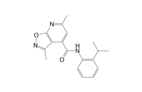 isoxazolo[5,4-b]pyridine-4-carboxamide, 3,6-dimethyl-N-[2-(1-methylethyl)phenyl]-