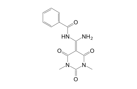 N-[Amino(1,3-dimethyl-2,4,6-trioxotetrahydro-5(2H)-pyrimidinylidene)methyl]benzamide