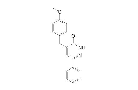 4-(4-Methoxybenzyl)-6-phenylpyridazin-3(2H)-one
