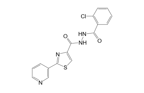 1-(o-chlorobenzoyl)-2-{[2-(3-pyridyl)-4-thiazolyl]carbonyl}hydrazine