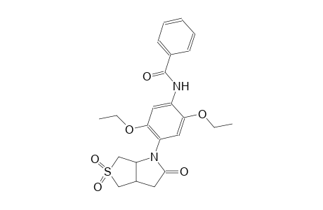 benzamide, N-[2,5-diethoxy-4-(hexahydro-5,5-dioxido-2-oxo-1H-thieno[3,4-b]pyrrol-1-yl)phenyl]-