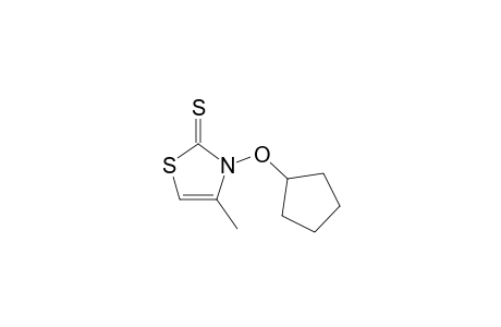 3-(cyclopentoxy)-4-methyl-4-thiazoline-2-thione