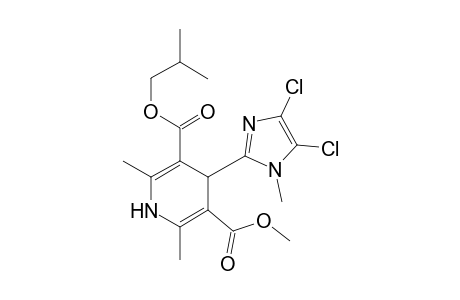 Methylisobutyl-1,4-dihydro-2,6-dimethyl-4-(1-methyl-4,5-dichloroimidazole-2-yl)-3,5-pyridine dicarboxylates