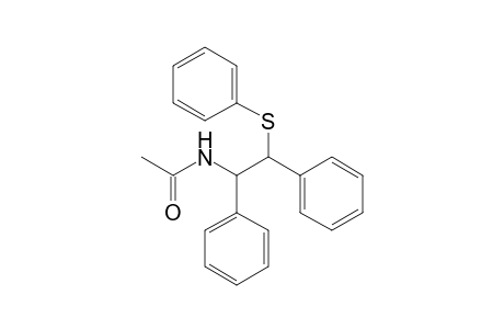 Acetamide, N-[1,2-diphenyl-2-(phenylthio)ethyl]-