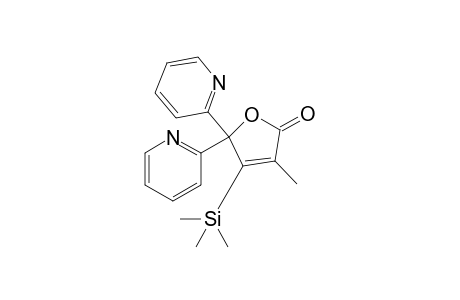 3-Methyl-4-(trimethylsilyl)-5,5-bis(2'-pyridinyl)-2,5-dihydro-2(5H)-furanone