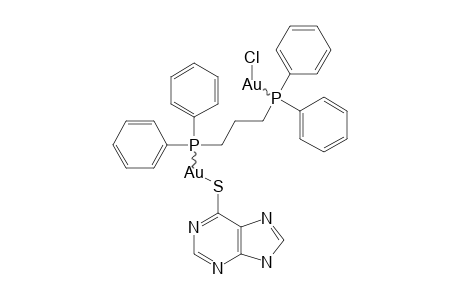 MUE-[PROPANO-1,3-BIS-(DIPHENYLPHOSPHINE)]-BIS-(CHLORO-6-MERCAPTOPURIN-S-YL)-GOLD-(I)