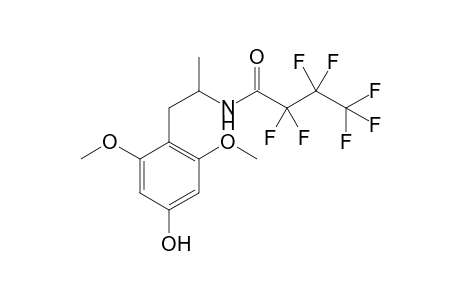 2,6-Dimethoxy-4-hydroxyamphetamine HFB