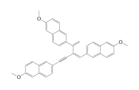 (1Z)-1,3-Di(6-methoxy-2-naphthalenyl)-2-(6-methoxy-2-naphthalenylethynyl)-1,3-butadiene