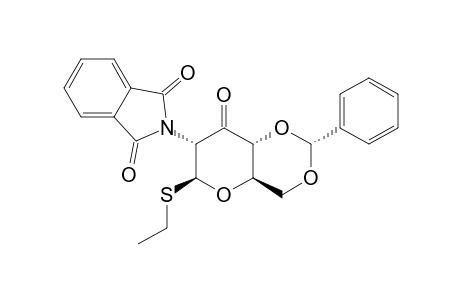 ETHYL-4,6-O-BENZYLIDENE-2-DEOXY-2-PHTHALIMIDO-1-THIO-BETA-D-GLUCOPYRAN-3-ULOSE