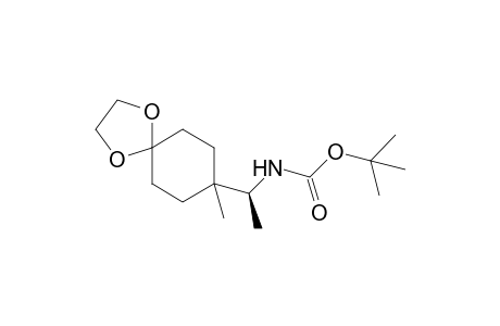 (S)-N-[1-(4,4-Ethylidenedioxy-1-methyl-cyclohexyl)-ethyl]-N-(tert-butoxyoxycarbonyl)amine