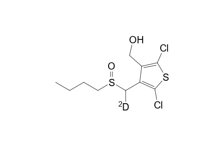 [4-[butylsulfinyl(deuterio)methyl]-2,5-bis(chloranyl)thiophen-3-yl]methanol