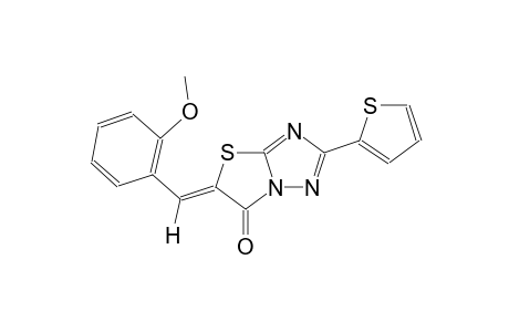 (5Z)-5-(2-methoxybenzylidene)-2-(2-thienyl)[1,3]thiazolo[3,2-b][1,2,4]triazol-6(5H)-one