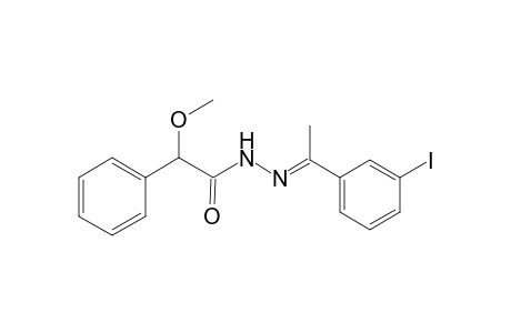 N'-[(E)-1-(3-Iodophenyl)ethylidene]-2-methoxy-2-phenylacetohydrazide