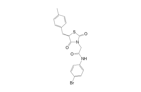 N-(4-Bromophenyl)-2-[5-(4-methylbenzylidene)-2,4-dioxothiazolidin-3-yl]acetamide