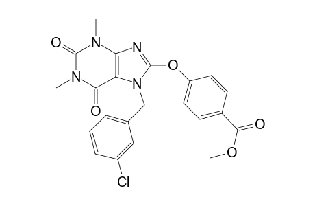 4-[7-(3-chlorobenzyl)-2,6-diketo-1,3-dimethyl-purin-8-yl]oxybenzoic acid methyl ester