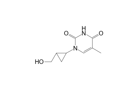 1-[2-(hydroxymethyl)cyclopropyl]-5-methyl-pyrimidine-2,4-dione