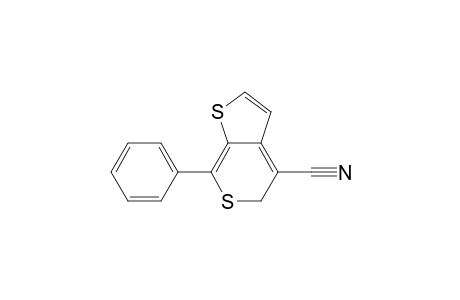 5H-Thieno[2,3-c]thiopyran-4-carbonitrile, 7-phenyl-