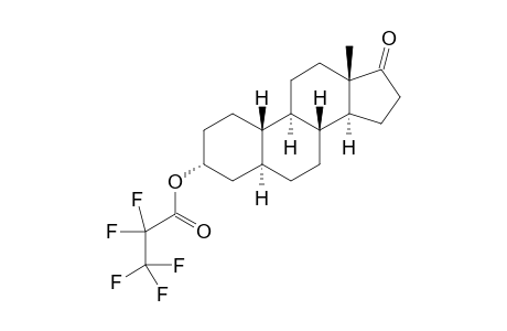 (3R,5S,8R,9R,10S,13S,14S)-13-methyl-17-oxohexadecahydro-1H-cyclopenta[a]phenanthren-3-yl 2,2,3,3,3-pentafluoropropanoate