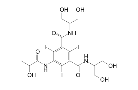 (S)-N,N'-bis[2-hydroxy-1-(hydroxymethyl)ethyl]-5-(2-hydroxypropionamido)-2,4,6-triiodoisophthalamide