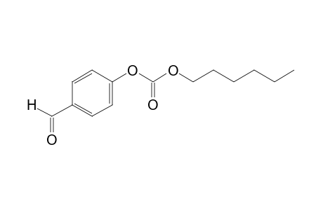 p-Hydroxybenzaldehyde, hexyl carbonate