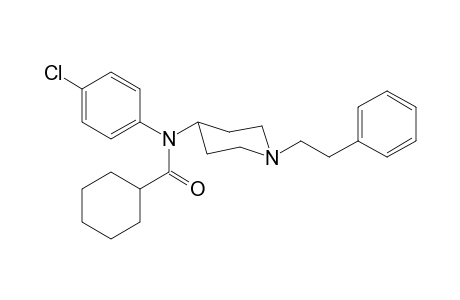 N-4-Chlorophenyl-N-[1-(2-phenylethyl)piperidin-4-yl]cyclohexanecarboxamide