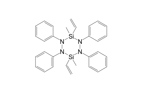 1,2,4,5-Tetraaza-3,6-disilacyclohexane, 3,6-dimethyl-1,2,4,5-tetraphenyl-3,6-divinyl-