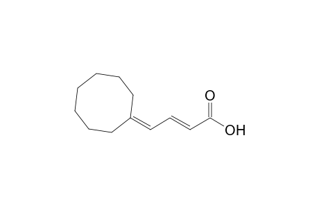 (E)-4-cyclooctylidene-2-butenoic acid