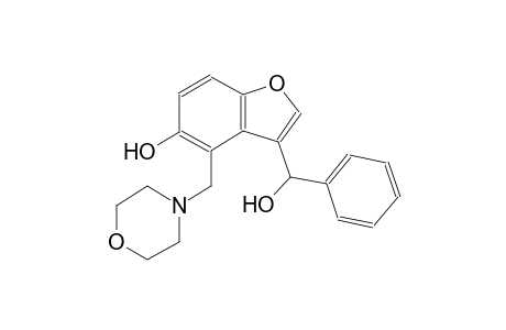 3-[hydroxy(phenyl)methyl]-4-(4-morpholinylmethyl)-1-benzofuran-5-ol