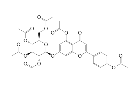 APIGENIN-7-O-BETA-D-GLUCOSIDE-HEXAACETATE