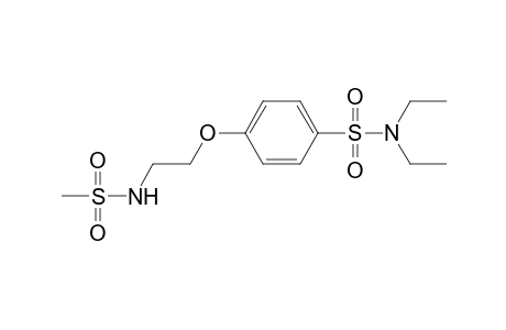 Benzenesulfonamide, N,N-diethyl-4-(2-methanesulfonylaminoethoxy)-