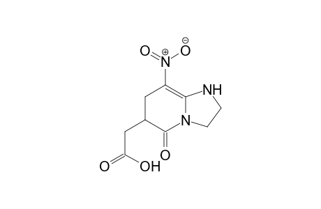 2-(1,2,3,5,6,7-Hexahydro-8-nitro-5-oxoimidazo[1,2-a]pyridin-6-yl)acetic Acid