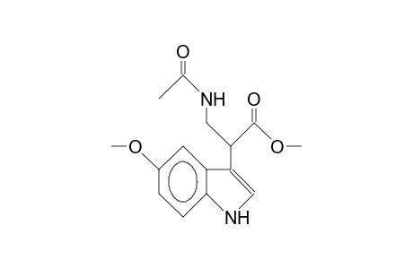 3-Acetylamino-2-(5-methoxy-indol-3-yl)-propanoicacid, methyl ester