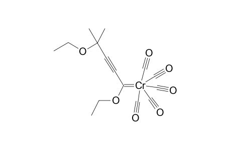 Pentacarbonyl [1,4-diethoxy-4-methyl)pentynylidene] chromium
