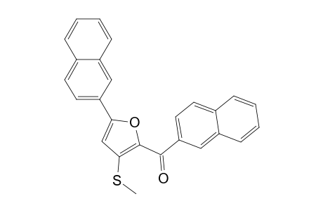 (3-methylsulfanyl-5-naphthalen-2-yl-furan-2-yl)-naphthalen-2-yl-methanone