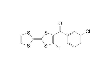 (3-chlorophenyl)(5-iodo-Tetrathiafulvalene-4-yl)methanone